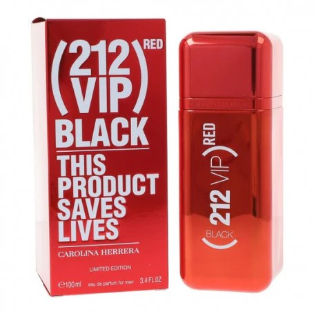 212 VIP Black Red EDP For Men 100 ML - Edición Limitada - Carolina Herrera