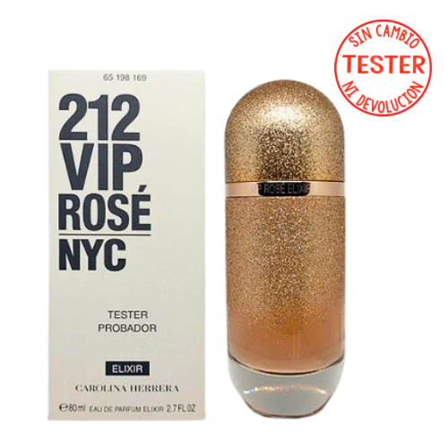 212 Vip Rosé Elixir EDP 80 ML ( Tester- Probador ) - Carolina Herrera