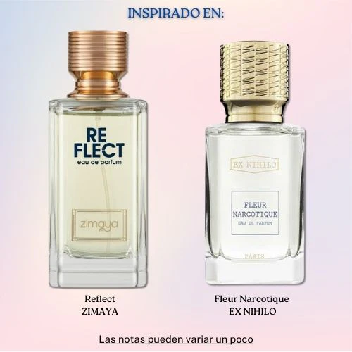 Reflect EDP 100 ML Unisex - Zimaya - (Inspirado en Fleur Narcotique)
