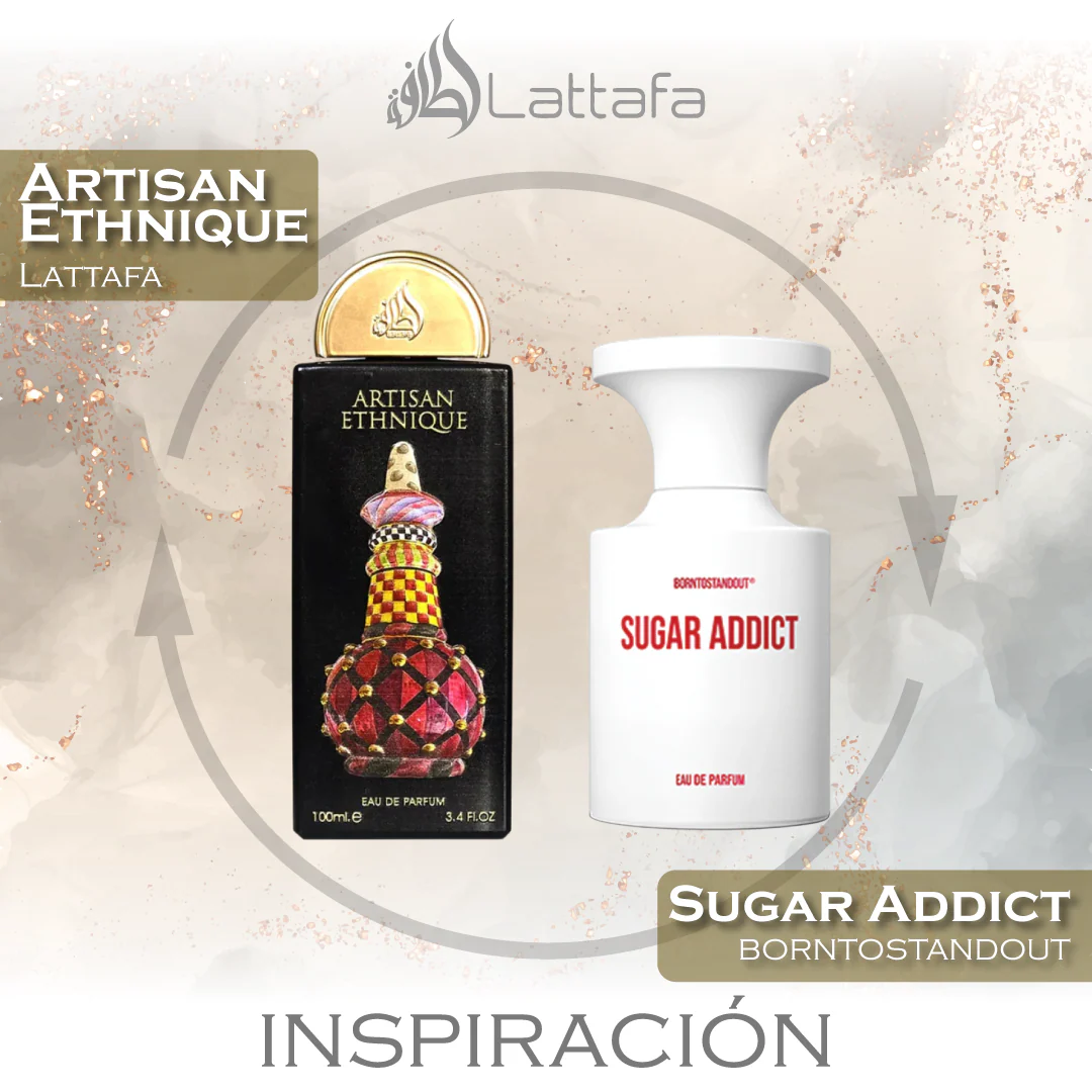 Artisan Ethnique EDP 100 ML Unisex - Lattafa - (Inspirado en Sugar Addict)