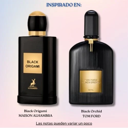 Black Origami EDP 100 ML Unisex - Maison Alhambra (Inspirado en Black Orchid)