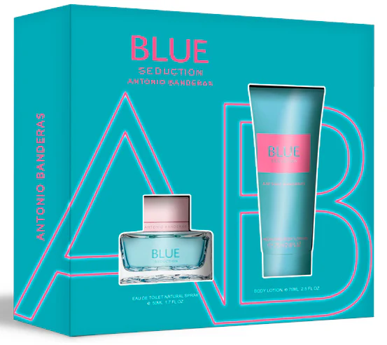 Blue Seduction EDT 50 ml + Hydrating Body Lotion 75ml - Antonio Banderas
