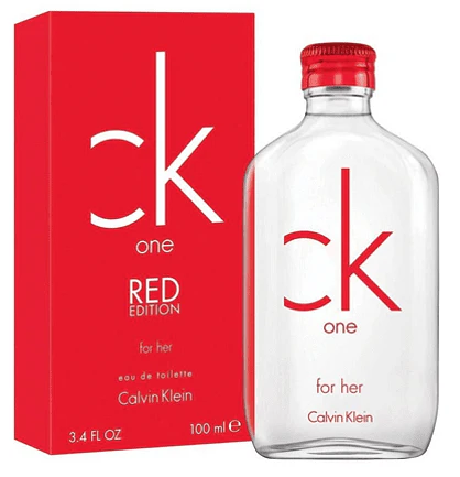 Ck One Red Edition For Her EDT 100 ML - Calvin Klein
