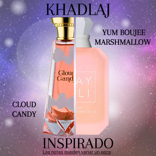 Cloud Candy EDP 100 ML Unisex - Khadlaj - (Inspirado en Yum Boujee Marshmallow de 81).