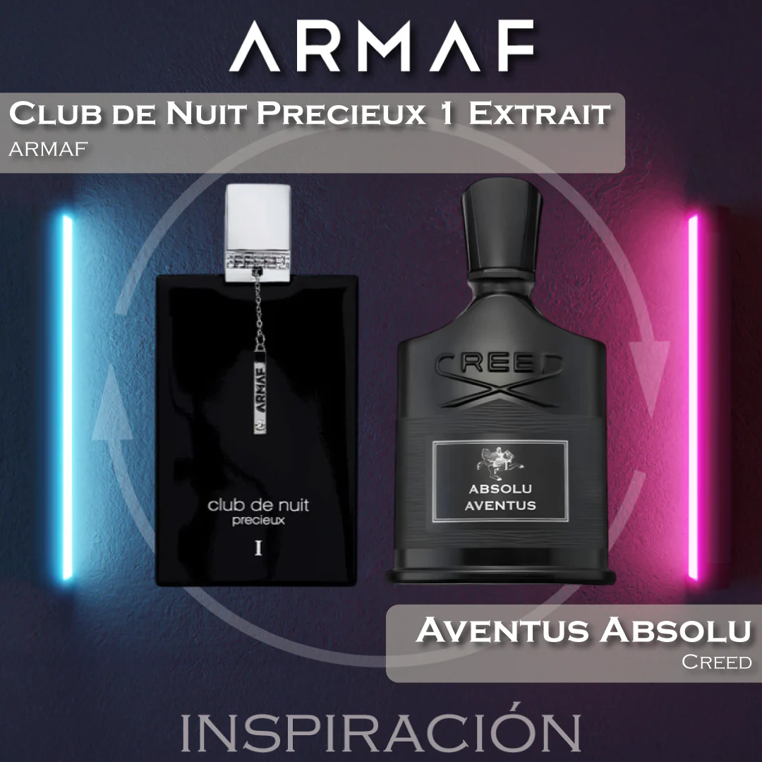 Club de Nuit Precieux 1 Extrait de Parfum Unisex 55 ML -Armaf (Inspirado en Aventus Absolu)