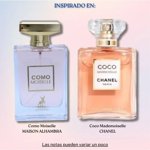 Como Moiselle EDP 100 ML for Women - Maison Alhambra (Inspirado en Coco Mademoiselle)