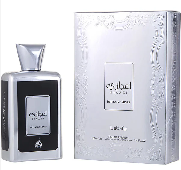 Ejaazi Intensive Silver EDP 100 ML Unisex - Lattafa - (Inspirado en Vodka on the Rocks) - Image 2