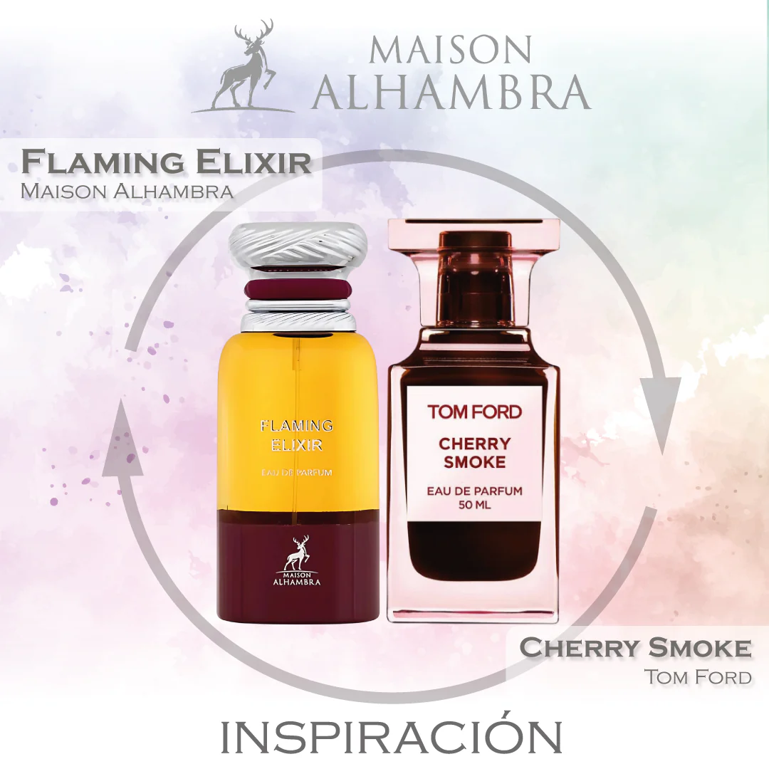 Flaming Elixir EDP 80 ML Unisex - Maison Alhambra (Inspirado en Cherry Smoke)