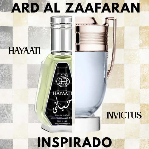 Hayaati EDP 50 ML Unisex (Sin Celofán) - By Ard Al Zaafaran - (Inspirado en Invictus)