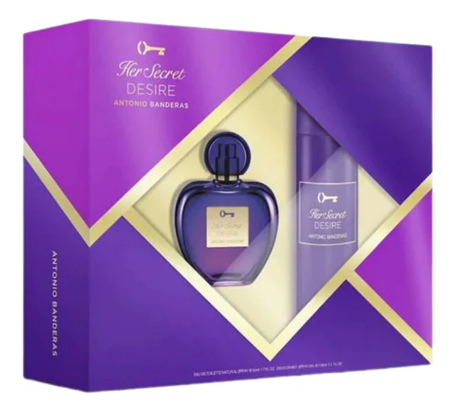 Her Secret Desire EDT 50 ML + Deo 150 ML Estuche - Antonio Banderas