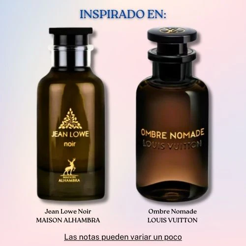 Jean Lowe Noir EDP 100 ML Unisex - Maison Alhambra (Inspirado en Ombre Nomade)