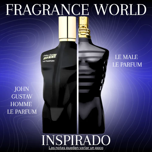 John Gustav Homme Le Parfum EDP 100 ML - Fragrance World - (Inspirado en Le Male Le Parfum)