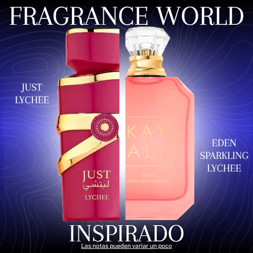 Just Lychee EDP 100 ML - Fragrance World - (Inspirado en Eden Sparkling Lychee)