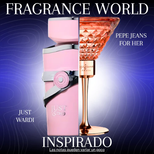 Just Wardi EDP 100 ML for Women - Fragrance World - (Inspirado en Pepe Jeans for Her)