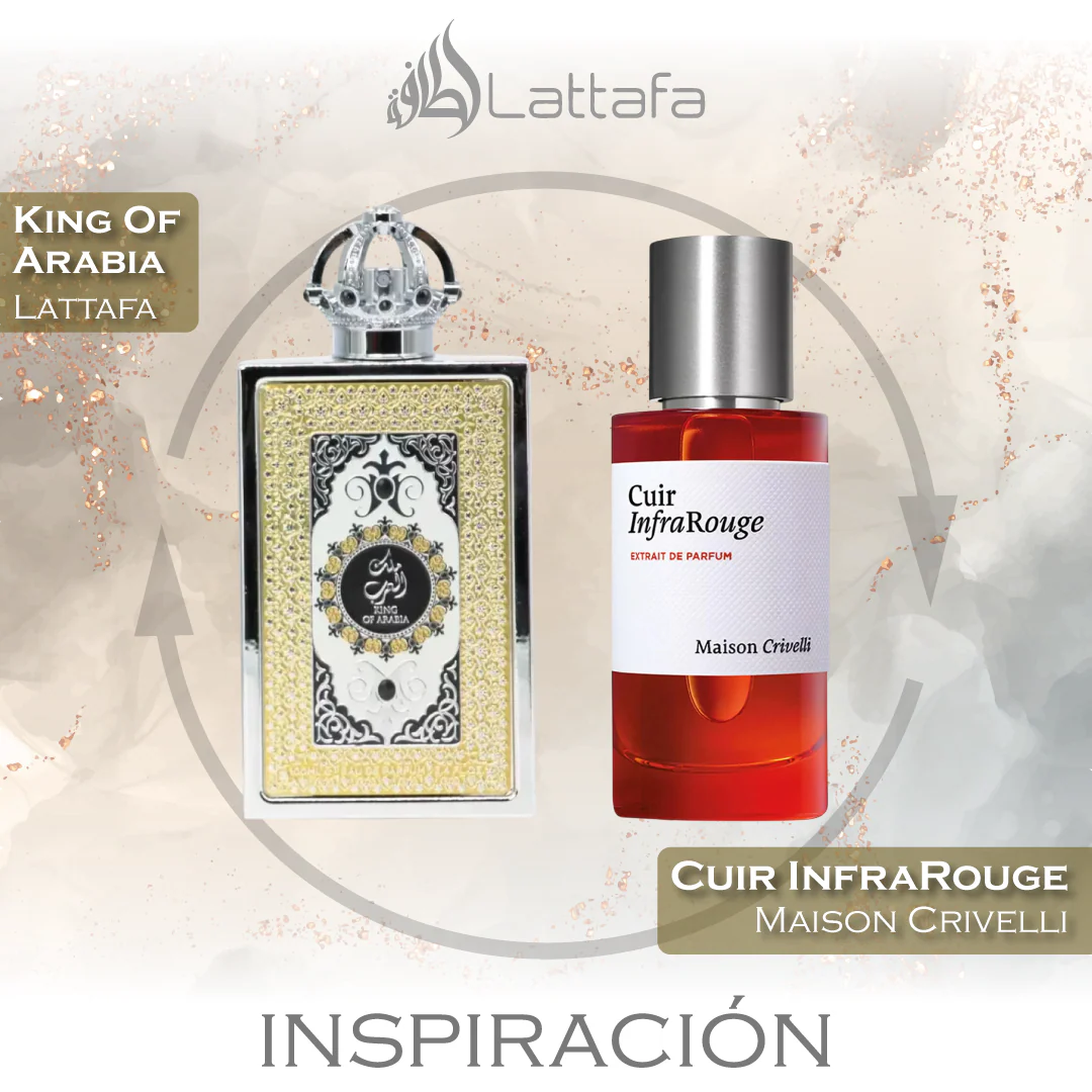 King Of Arabia EDP 100 ML Unisex - Lattafa - (Inspirado en Cuir InfraRouge)