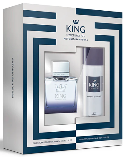 King Of Seduction  EDT 100 ML + Deo 150 ML Estuche - Antonio Bandera
