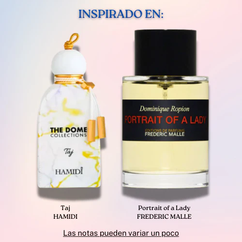 TAJ EDP 100 ML Unisex - Hamidi (Inspirado en Portrait)
