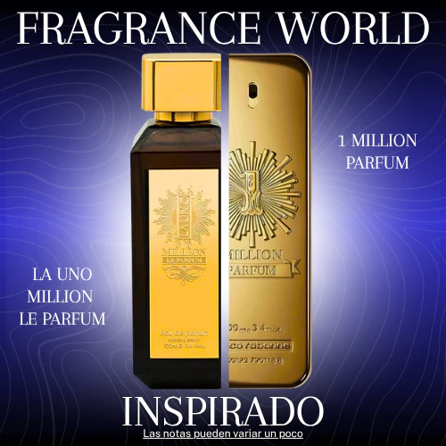 La Uno Million Le Parfum EDP 100 ML for Men - Fragrance World - (Inspirado en 1 Million Parfum)
