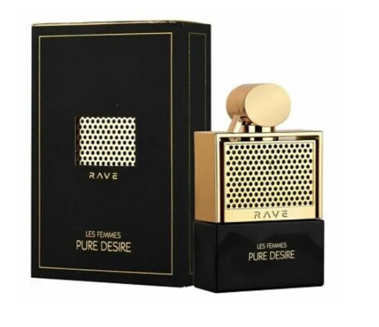 Les Femmes Pure Desire Gold EDP 100 ML for Women - Rave (Inspirado en Ambre) - Image 2