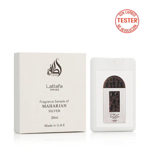 Maharjan Silver Pride EDP 20 ML Unisex (Tester- Probador) - Lattafa