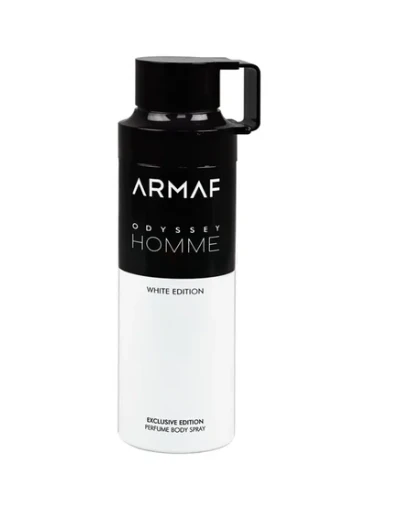Odyssey Homme White Edition Deo 200 ML - Armaf - (Inspirado en Stronger with you)