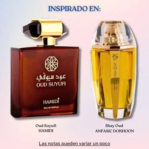 Oud Suyufi EDP 100 ML Unisex - Hamidi (Inspirado en Shay Oud)