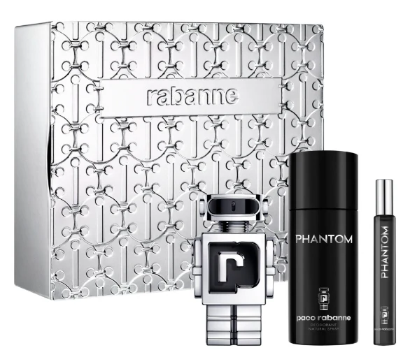 Phantom EDT 50 ML + Deodorant 150 ML + Travel 10 ML  Estuche - Paco Rabanne