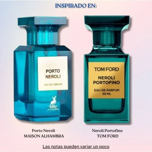 Porto Neroli EDP 80 ML Unisex - Maison Alhambra (Inspirado en Neroli Portofino)