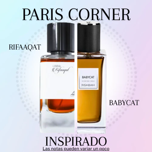 Rifaaqat EDP 85 ML Unisex - Paris Corner - (Inspirado en Babycat)