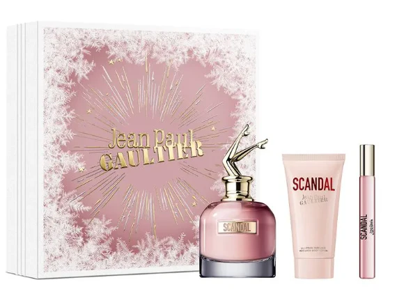 Scandal EDP 80 ML + Body Lotion 75 ML + Travel 10 ML Estuche - Jean Paul Gaultier