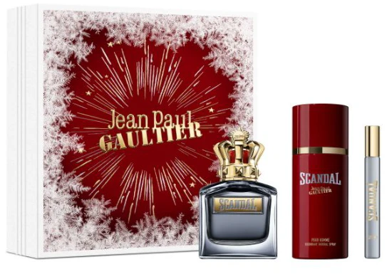Scandal Pour Homme EDT 100 ML + Deo 150 ML + 10 ML Estuche - Jean Paul Gaultier