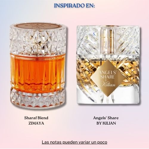 Sharaf Blend Extrait De Parfum 100 ML Unisex - Zimaya - (Inspirado en Angels' Share)