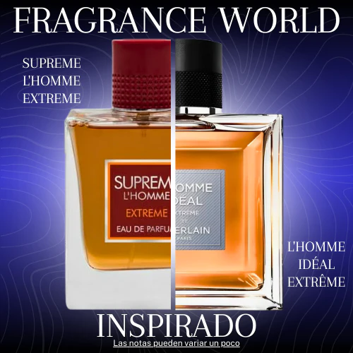 Supreme L’Homme EXtreme EDP 100 ML - Fragrance World - (Inspirado en L'Homme Idéal Extrême)