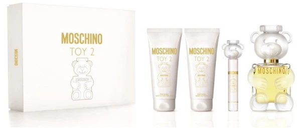 Toy 2 EDP 100 ML + Travel EDP 10 ML + Body Lotion 100 ML + Shower Gel 100 ML Estuche - Moschino