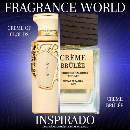 Creme Of Clouds EDP 100 ML Unisex - Fragrance World - (Inspirado en Creme Brûlée)