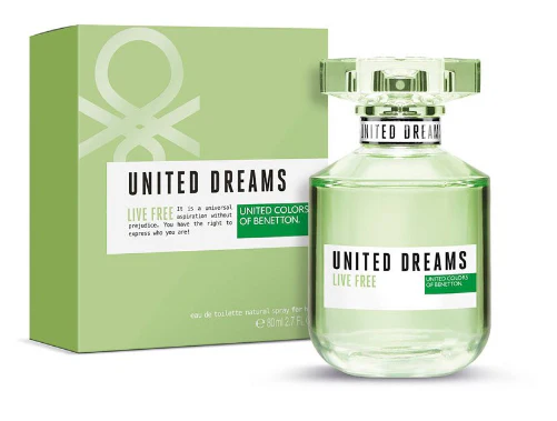 United Dreams Live Free EDT 80 ML - Benetton