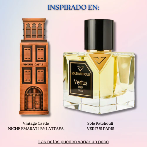 Vintage Castle EDP 100 ML Unisex - Niche Emarati by Lattafa - (Inspirado en Sole Patchouli)
