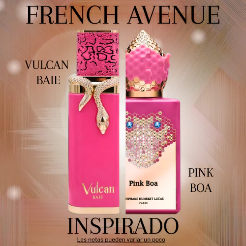 Vulcan Baie EDP 100 ML Unisex - French Avenue - (Inspirado en Pink Boa).