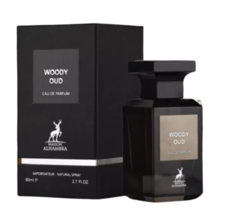 Woody Oud EDP 80 ML Unisex - Maison Alhambra Inspirado en Oud Wood